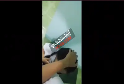 คลิปหลุดนักเรียนแอบล่อหีกันให้ห้องดนตรีหลังเลิกเรียน-เสียงไทยชัดขอแตกในคาชุดนักเรียน