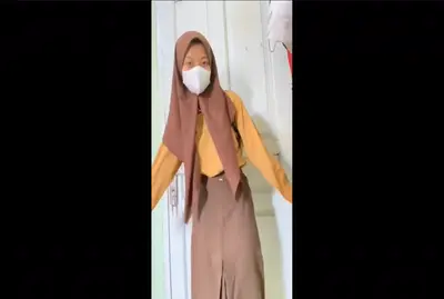 คลิปหลุด-น้องมุสลิมนมโตมาโชว์เสียว